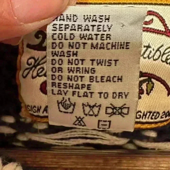 VTG‎ Heirloom Collectible Womens L Christmas Sweater Santa Knit Button Up Ugly - Picture 8 of 12